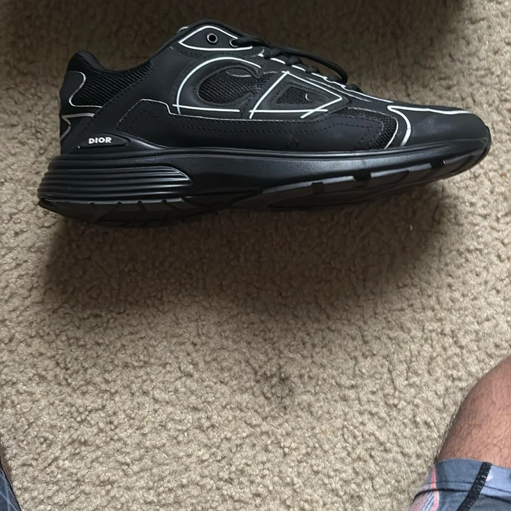 Dior Men's Black Sneakers - Picture 2 of 8